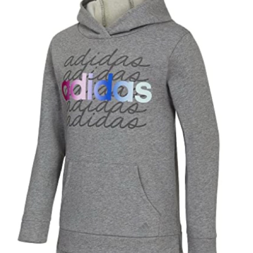 Adidas Kids Cotton Gray Hoodie 2T Toddler